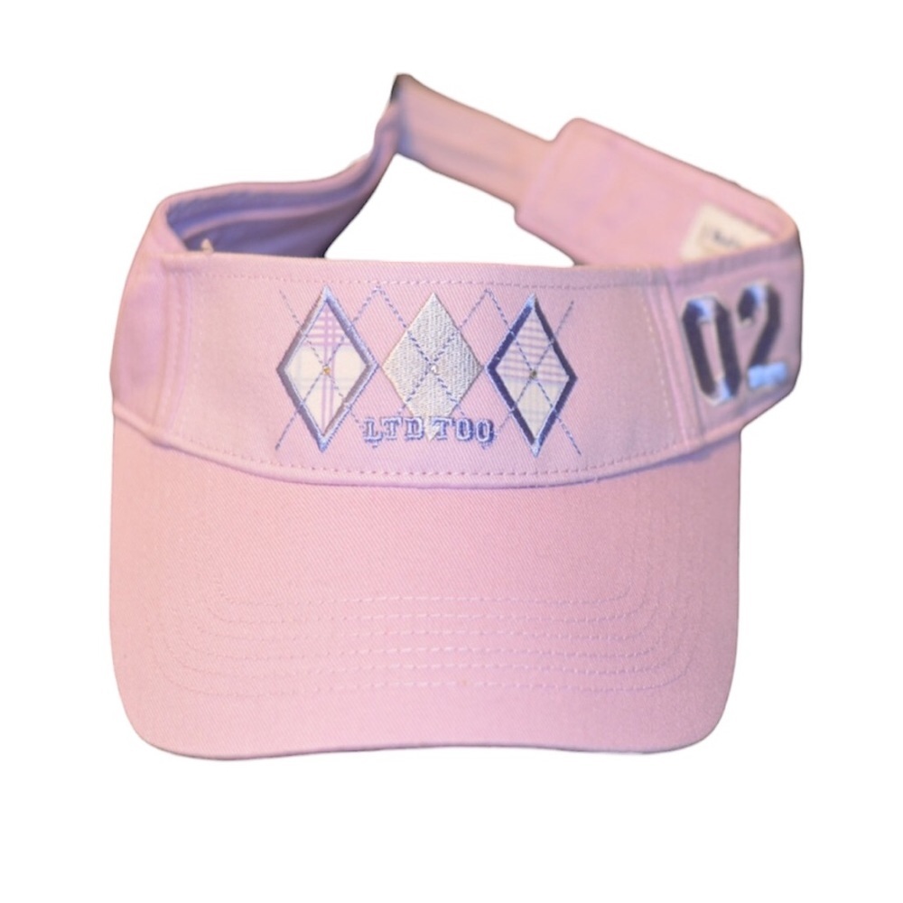 Limited Too Women’s Vintage Y2K Preppy Visor Adjustable 100% Cotton NWOT - Picture 3 of 7
